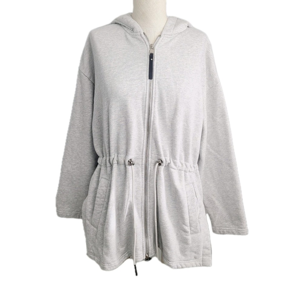 Varley Gray Zip-Up Hoodie